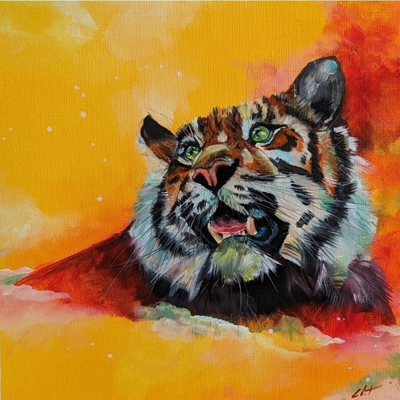 Painting Brad by CLOT | Painting Figurative Oil Animals