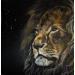 Painting The king by CLOT | Painting Figurative Animals Oil