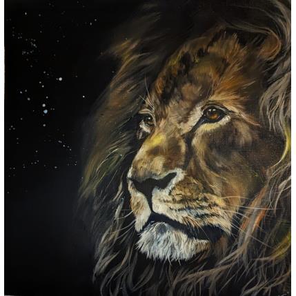 Painting The king by CLOT | Painting Figurative Oil Animals