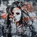 Painting Roxanne by Graffmatt | Painting Street art Graffiti Portrait