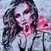 Peinture What is your secret par Graffmatt | Tableau Street Art Graffiti Portraits