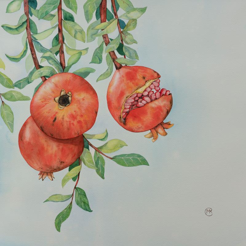 Peinture Les couleurs d'automne par Kuprina Carle Maria | Tableau Figuratif Aquarelle Nature