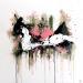 Gemälde Dystopie von Maï Bouvier | Gemälde Abstrakt Minimalistisch Acryl