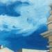 Peinture Des cieux et des toits par Laplane Marion | Tableau Figuratif Urbain Architecture Huile
