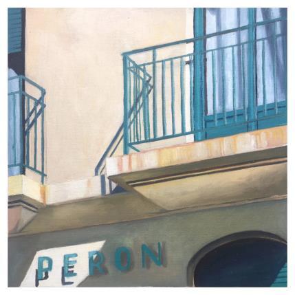Peinture Peron par Laplane Marion | Tableau Réalisme Huile Architecture, Urbain