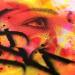 Gemälde Behind the face von Maderno | Gemälde Street art Porträt Graffiti