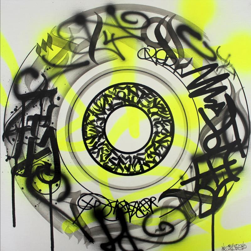 Peinture Graffiti energy par Maderno | Tableau Street Art Graffiti