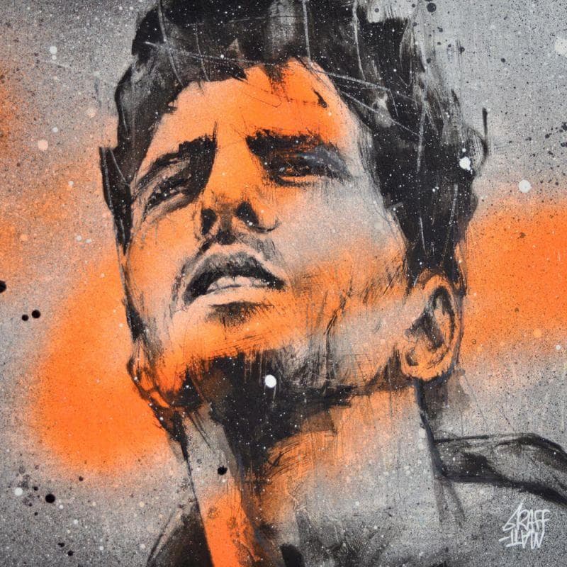 Painting It comes from you by Graffmatt | Painting Street art Graffiti Portrait