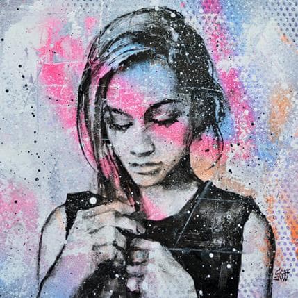 Peinture Simple things par Graffmatt | Tableau Street Art Graffiti Portraits