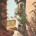 Peinture Porte de Roussillon par Benja | Tableau Figuratif Paysages Acrylique