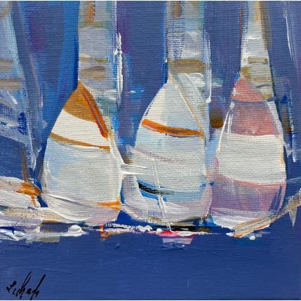 Painting Go by Chevalier Lionel | Painting Figurative Acrylic Marine, Sport