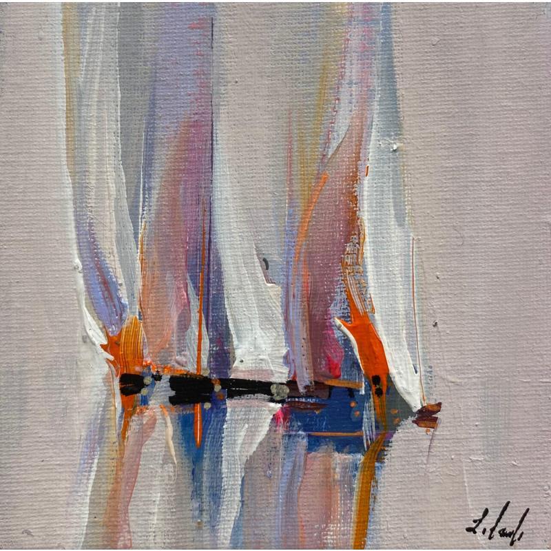 Painting Soya by Chevalier Lionel | Painting Figurative Acrylic Marine, Minimalist