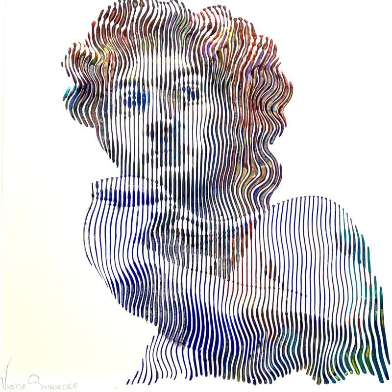 Gemälde David Michel Ange von Schroeder Virginie | Gemälde Pop art Acryl, Öl Pop-Ikonen