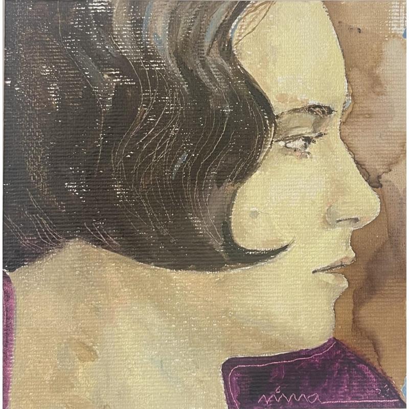 Gemälde Profile von Petrova Nina | Gemälde Figurativ Acryl