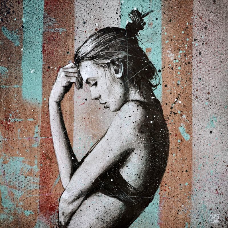 Painting Frame of mind by Graffmatt | Painting Street art Graffiti Portrait