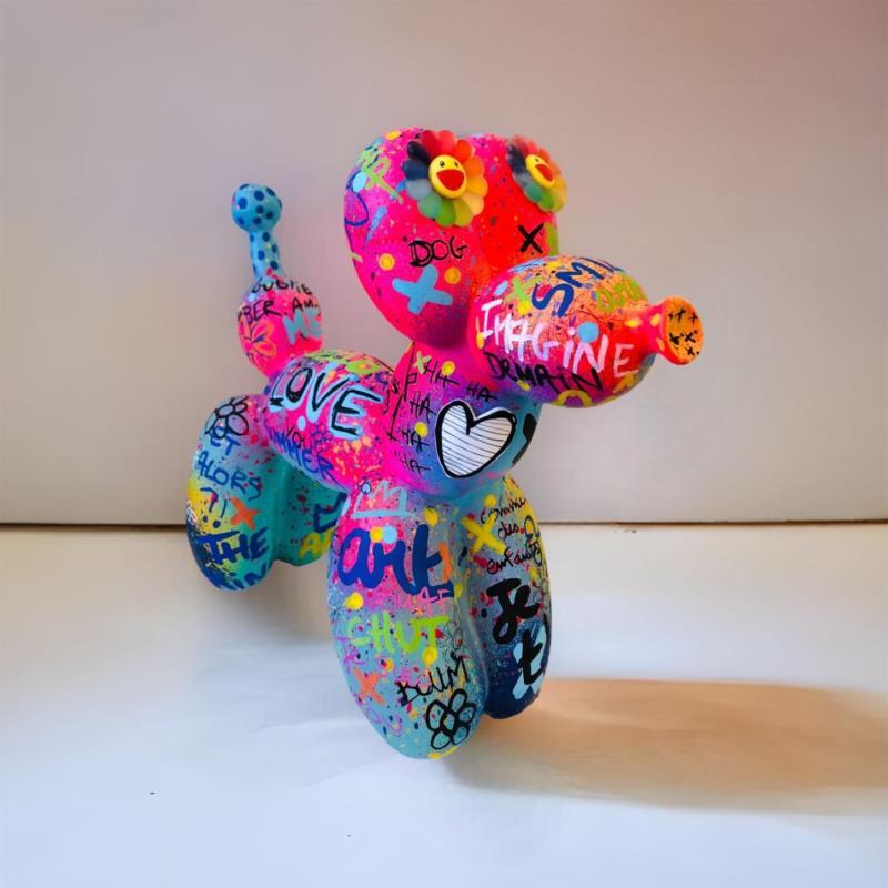 Sculpture summer by Salvan Pauline  | Sculpture Pop art Resin Animals