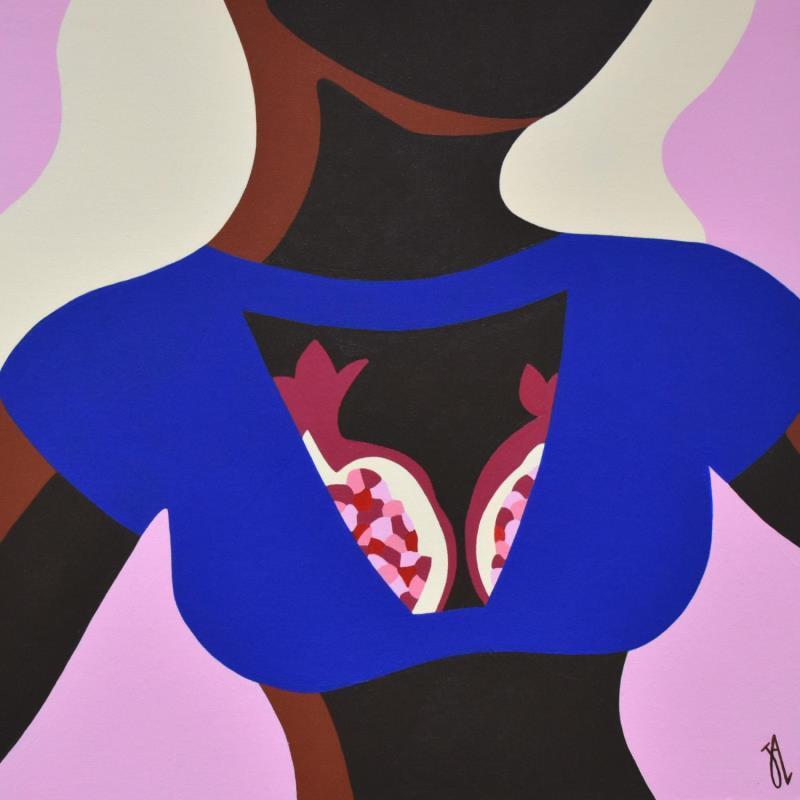 Painting Les Grenadines by Julie-Anne | Painting Figurative Nude Acrylic