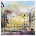Peinture Vue de Paris depuis Montmarte par Bailly Kévin  | Tableau Figuratif Urbain Aquarelle
