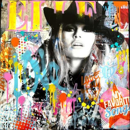 Painting MY FAVORITE SONG by Novarino Fabien | Painting Pop-art Pop icons