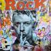 Peinture ROCKING DAVID par Novarino Fabien | Tableau Pop-art Icones Pop