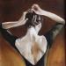Peinture Epingle à cheveux par Chicote Celine | Tableau Figuratif Portraits Huile
