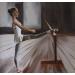 Peinture Jeune danseuse par Chicote Celine | Tableau Figuratif Portraits Huile