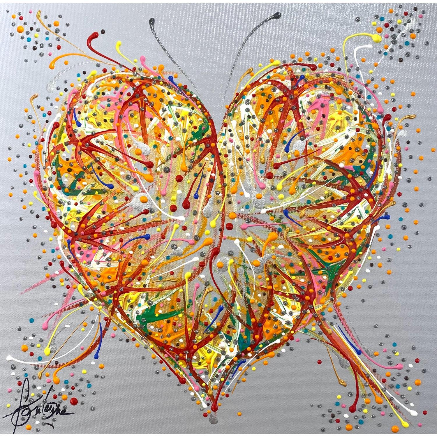 Painting Coeur Contre Coeur By Fonteyne David 