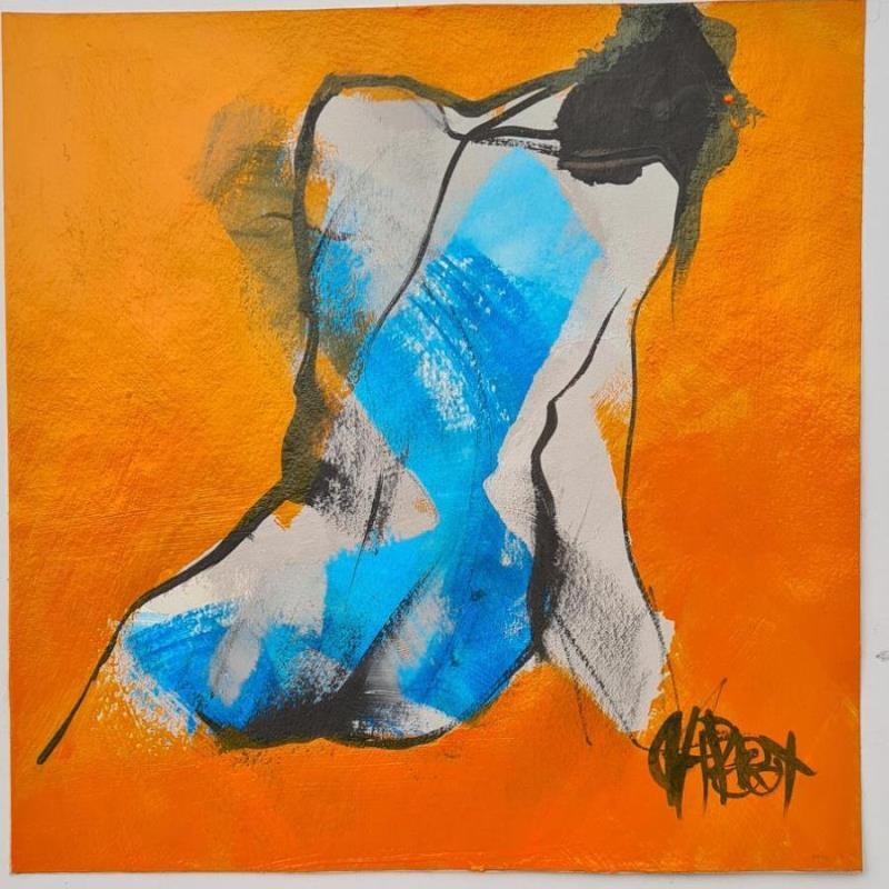 Painting Printemps  by Chaperon Martine | Painting Figurative Nude Acrylic