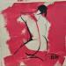 Painting Octobre rose  by Chaperon Martine | Painting Figurative Nude Acrylic