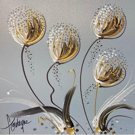 Painting Des fleurs pour toi by Fonteyne David | Painting Figurative Acrylic
