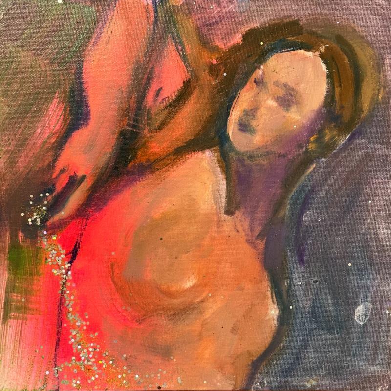 Painting Étude pour Vénus debout, d'après Titien by Coline Rohart  | Painting Figurative Nude, Portrait