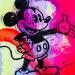Peinture MICKEY SKETCH par Mestres Sergi | Tableau Pop-art Icones Pop Graffiti