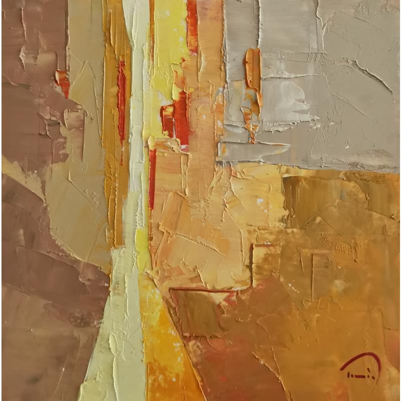 Painting Warm afternoon by Tomàs | Painting Abstract Oil Life style, Urban