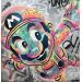 Painting MULTICOLORS STYLE by Kedarone | Painting Pop-art Pop icons Graffiti Posca