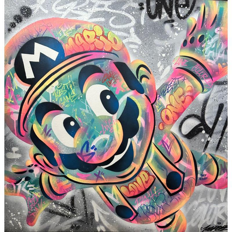 Peinture MULTICOLORS STYLE par Kedarone | Tableau Pop-art Icones Pop Graffiti Posca