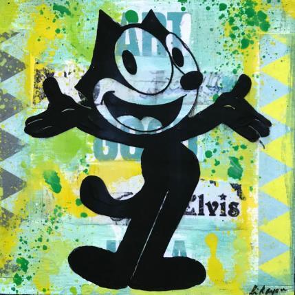 Painting Felix by Kikayou | Painting Pop-art Graffiti Pop icons
