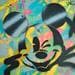 Peinture Mickey's face par Lenud Valérian  | Tableau Street Art Scènes de vie Graffiti