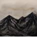 Peinture 1146 Brume sur le mont fuji par Depaire Silvia | Tableau Abstrait Acrylique