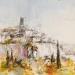 Gemälde SAINT PAUL DE VENCE von Poumelin Richard | Gemälde Figurativ Landschaften Urban Öl