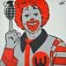 Peinture Ronald war Donald par Lenud Valérian  | Tableau Street Art Icones Pop Graffiti