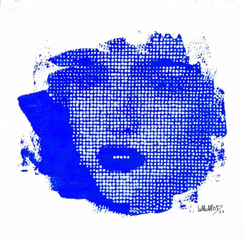 Gemälde Madonna Ouverture von Wawapod | Gemälde Pop-Art Porträt Pop-Ikonen Acryl Posca