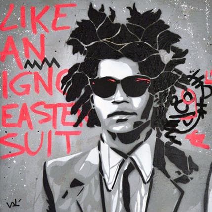 Painting JM Basquiat by Lenud Valérian  | Painting Street art Graffiti Life style