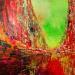 Gemälde Ciel vert von Levesque Emmanuelle | Gemälde Figurativ Landschaften Urban Öl
