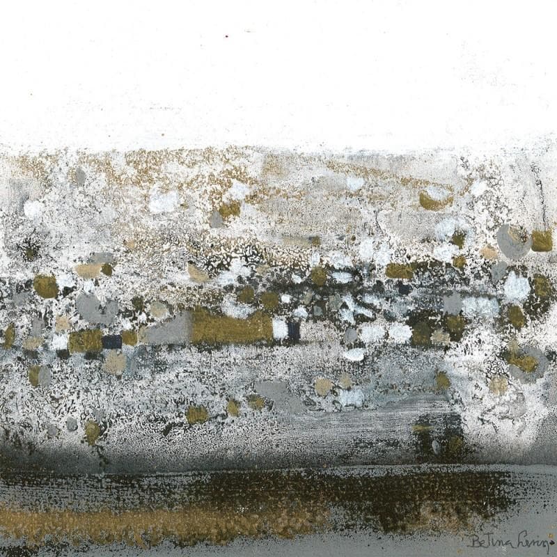 Peinture Tierra de plata par Levin Betina | Tableau Abstrait Mixte minimaliste
