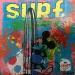 Gemälde Mickey surf von Kikayou | Gemälde Pop-Art Pop-Ikonen Graffiti