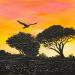 Peinture Vu du ciel par Blandin Magali | Tableau Figuratif Paysages Huile