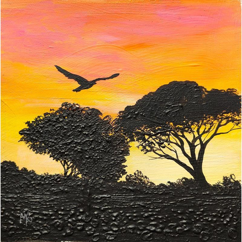 Peinture Vu du ciel par Blandin Magali | Tableau Figuratif Paysages Huile