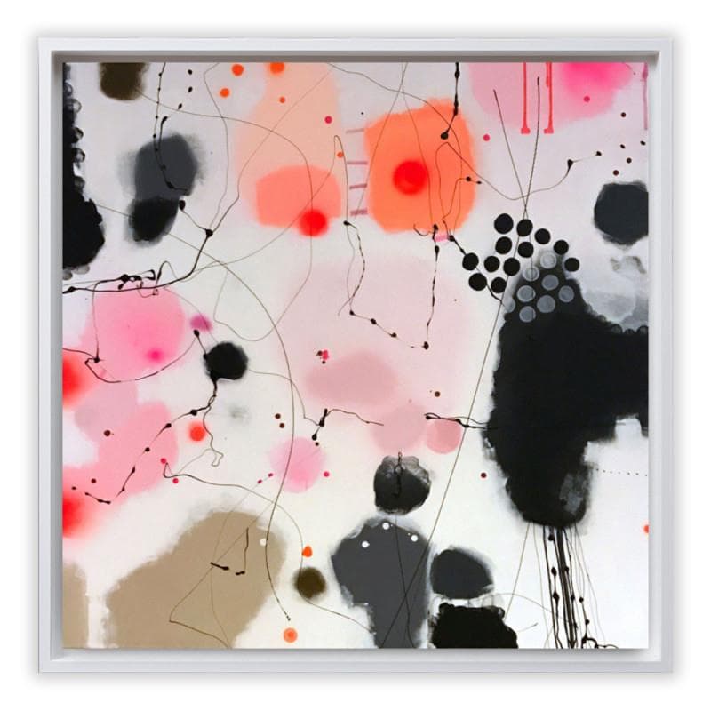 Painting Crazy about you by Bjerker | Painting Abstract Acrylic Minimalist