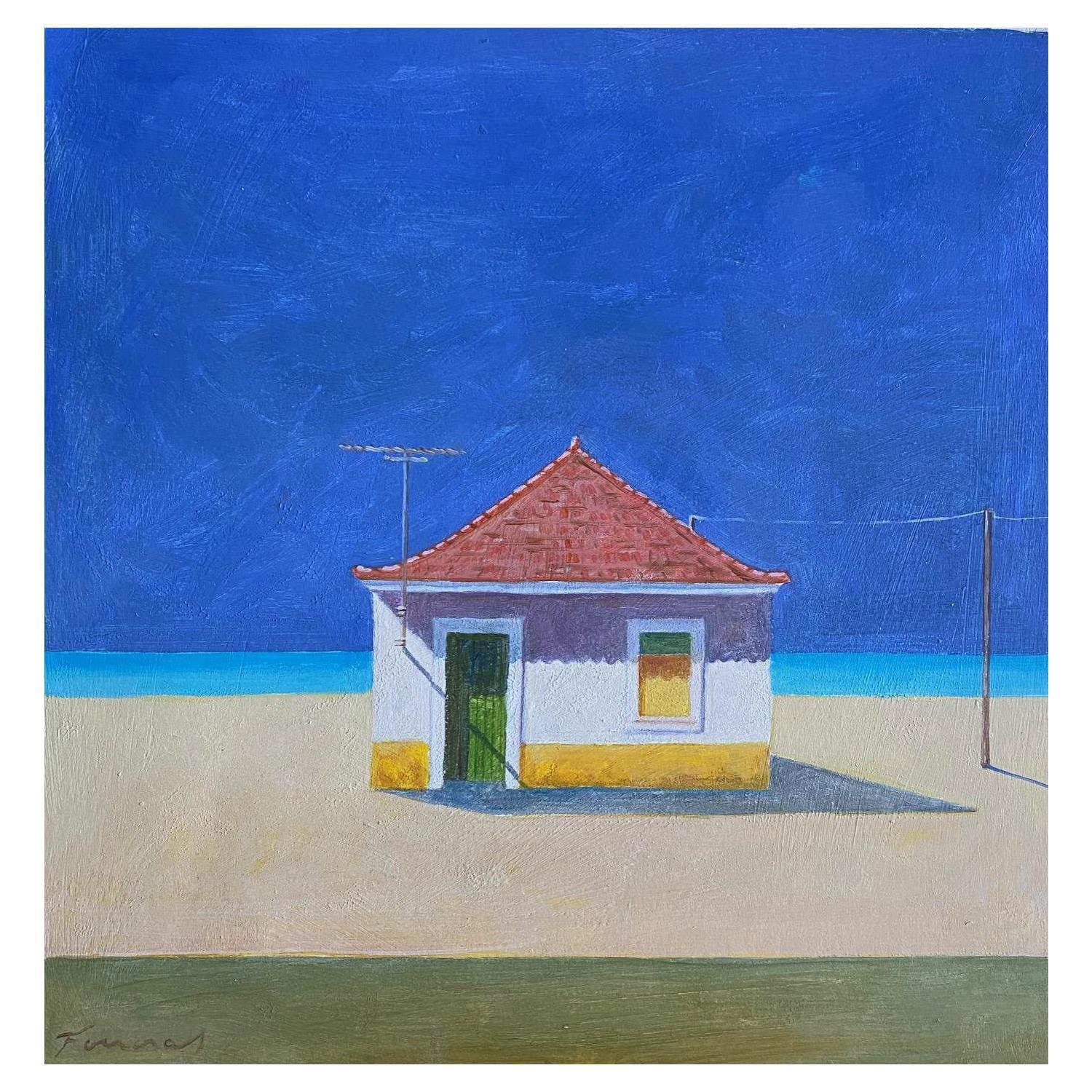 Peinture Ma maison sous le soleil par Foucras François | Carré d'artistes