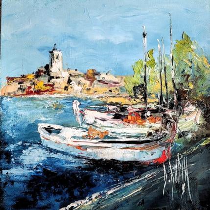 Painting Le plat pays by Dupin Dominique | Painting Figurative Oil Marine